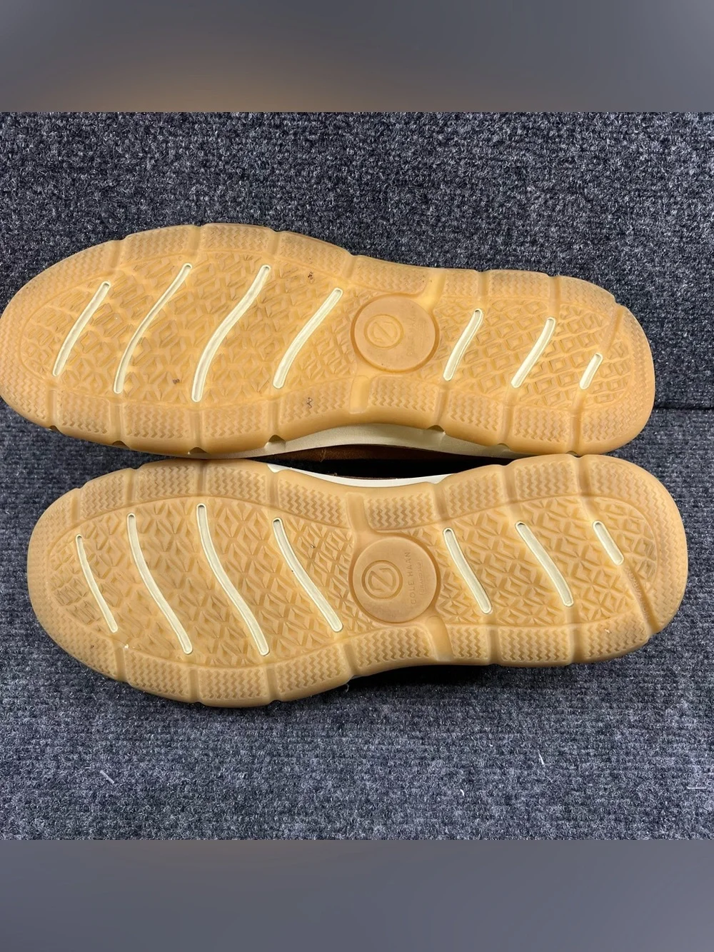 Cole Haan Zerogrand Regatta Tan Suede Waterproof Boat Shoes Mens 12W Pecan/Tan